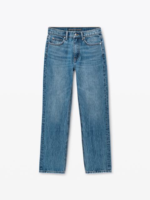High-Rise Stovepipe Jeans