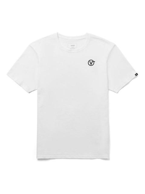 Men's Vans Casual Sports Round Neck Short Sleeve White VN0A48B1WHT