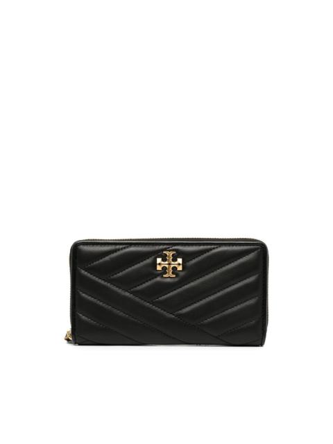 Kira Chevron zipped continental wallet
