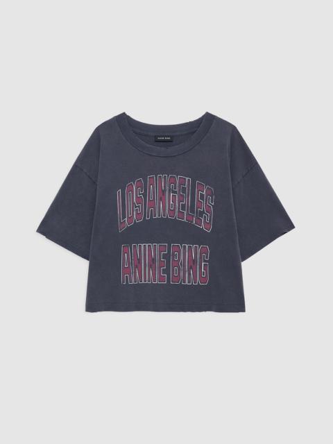 Johnny Cropped Tee - Washed Black