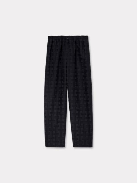 'KENZO Weave' jogpants in cotton jacquard