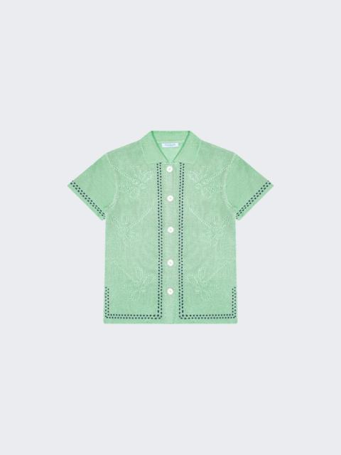 Garden Party Short Sleeve Shirt Eucalyptus And Pine