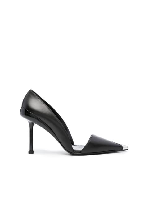 Punk 105mm leather pumps