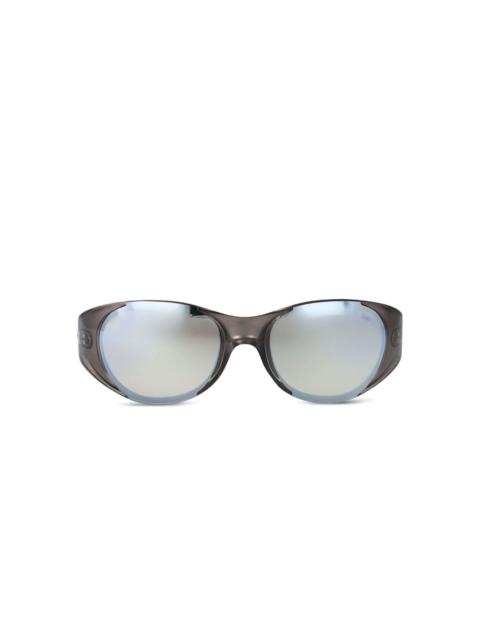 shield-frame sunglasses