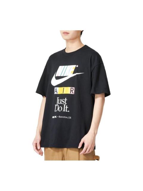 Nike Just Do It T-Shirt 'Black White' FB9779-010