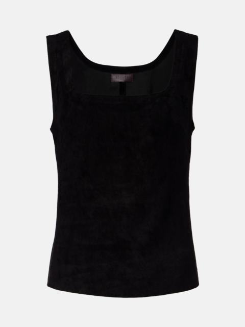 Edie suede tank top