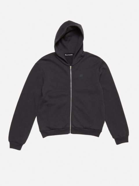 Hooded zipper sweater - Black