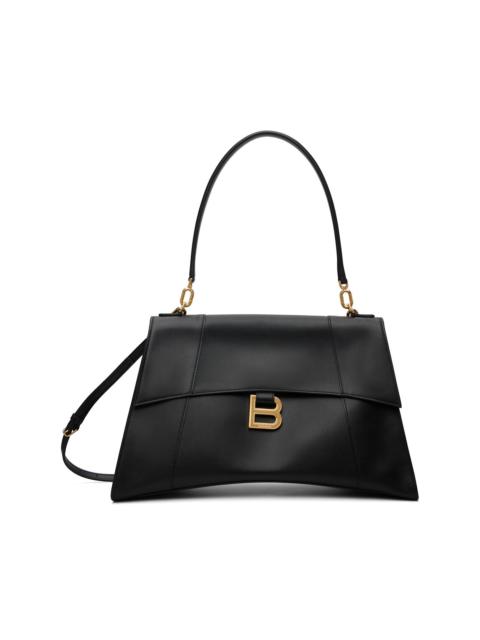 Black Medium Hourglass Bag
