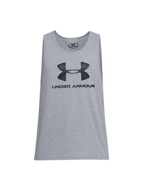 Under Armour Training Graphics Tank Tops 'Steel Grey' 1329589-036