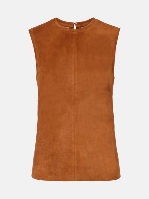 Miuccia suede top