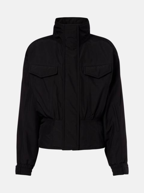 Technical canvas jacket