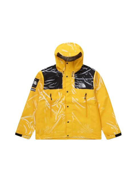 Supreme The North Face Printed Taped Seam Shell Trompe L'oeil Jacket Yellow
