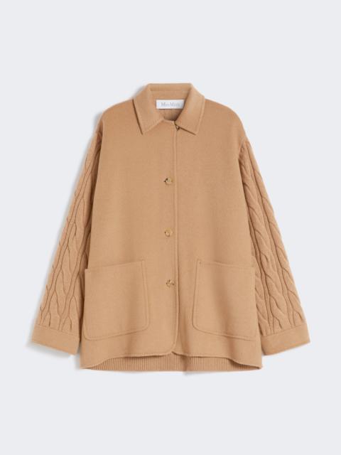 TACCO Camel yarn overshirt