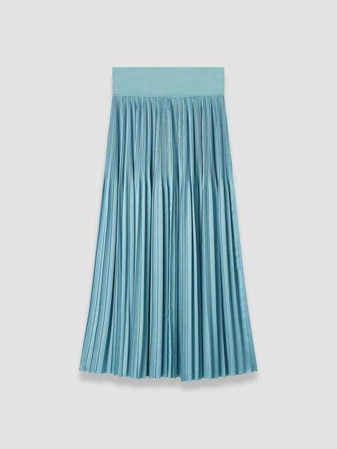 Rabat Pleated Satin Skirt