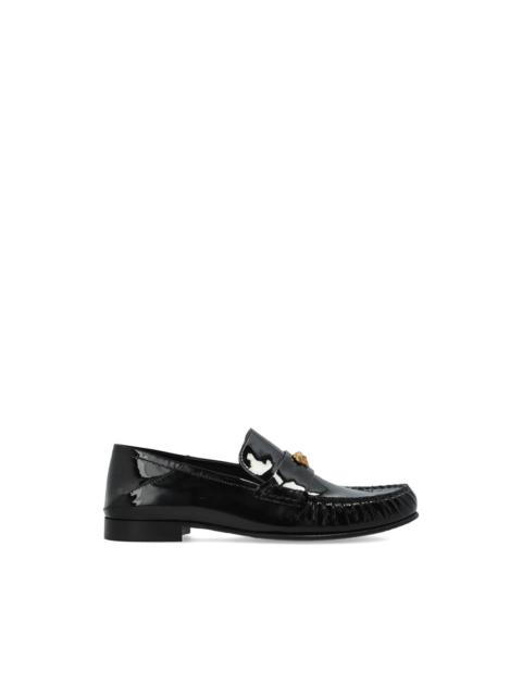 medusa-detail loafers