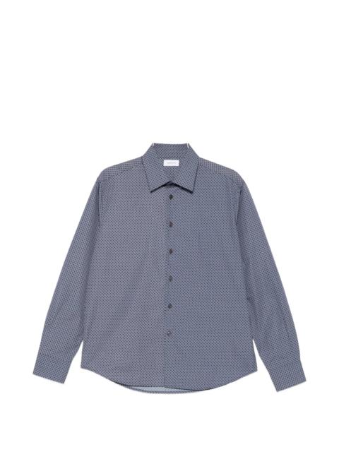 Ferragamo Geometric-print Long-sleeve Shirt