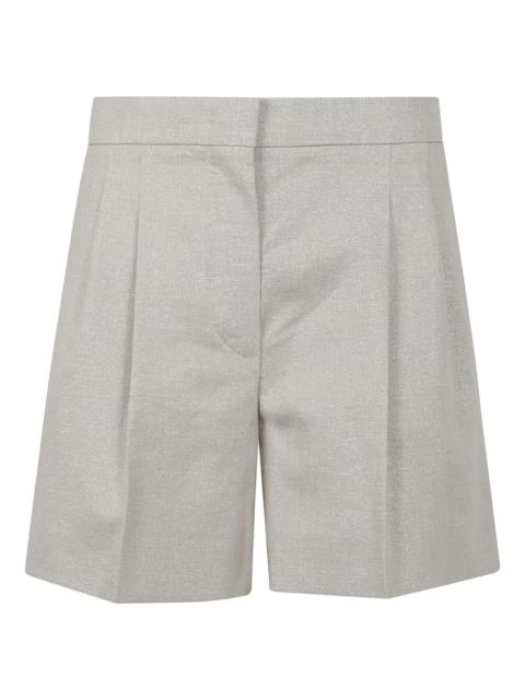 pintuck detailing shorts