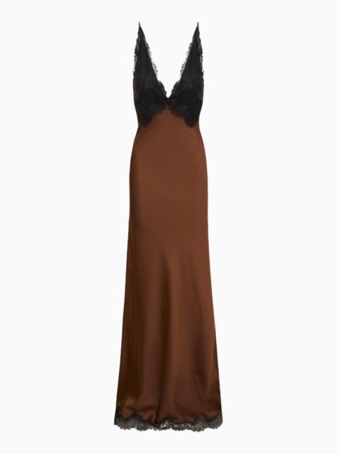 Iridia Satin Maxi Slip Dress
