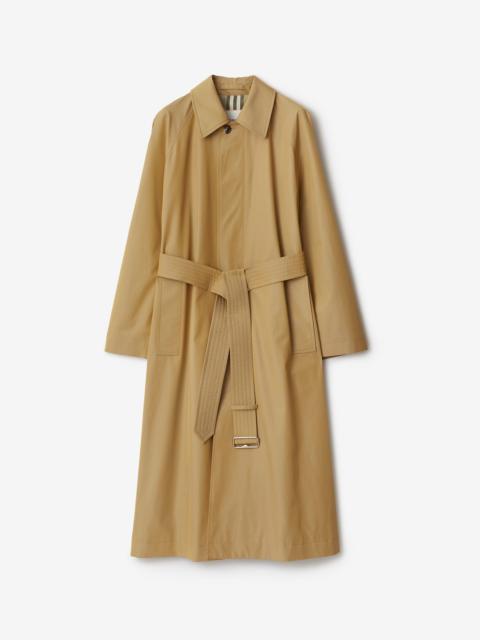Long Gabardine Car Coat