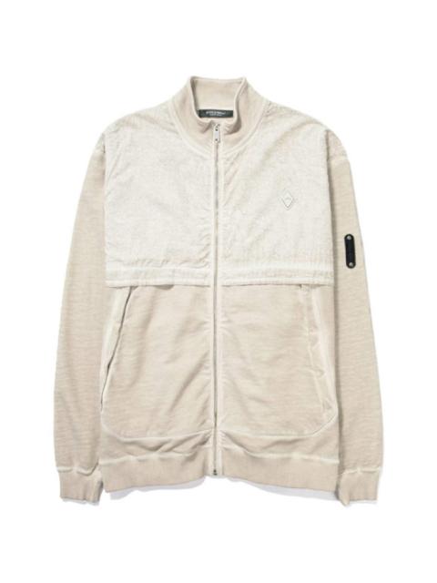 A-COLD-WALL* | Knitted Wash Contrast Zip-Up Sweatershirts 'Bone'