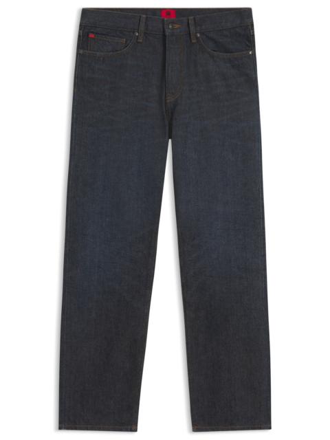 HUGO X RB REGULAR-FIT JEANS IN BLUE DENIM