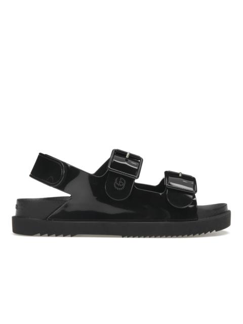 Gucci Mini Double G Sandal Black Rubber