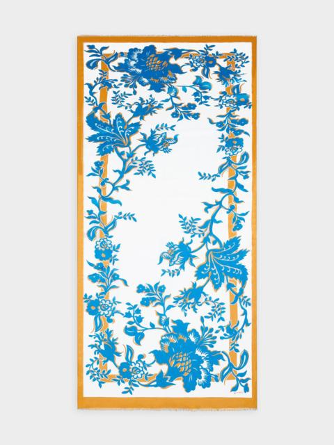 Paisley Cotton & Silk Scarf