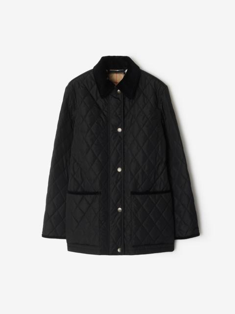 Quilted Nylon Barn Jacket