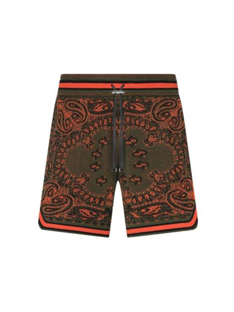 AMIRI Bandana Shorts Green