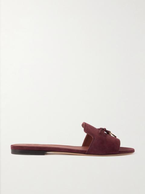 Summer Charms Suede Slides