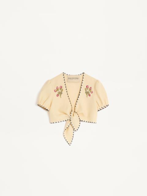 EMBROIDERED TOP