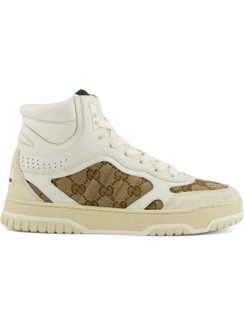 Gucci Re-Web High Sneaker White Beige Monogram (Women's)