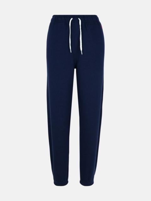 NAVY STRETCH COTTON JOGGERS