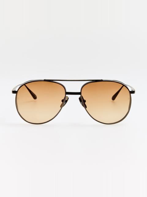 Meret Sunglasses in Matt Nickel and Mocha