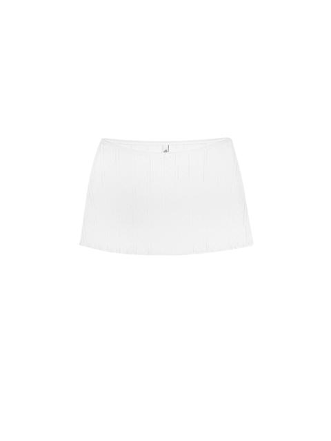 The Mini Skirt White