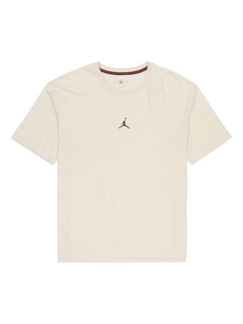 Air Jordan Solid Color Round Neck Short Sleeve T-Shirt Men's White DH8922-219