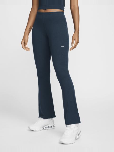 Nike Sportswear Chill Knit Women's Tight Mini-Rib Flared Leggings