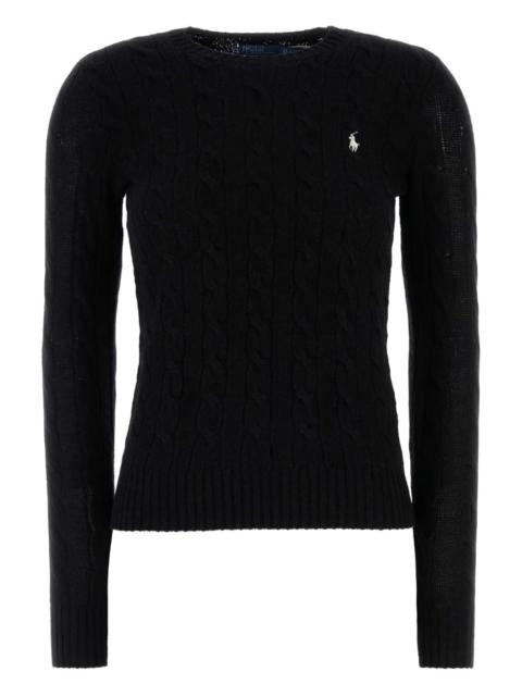 cable-knit jumper
