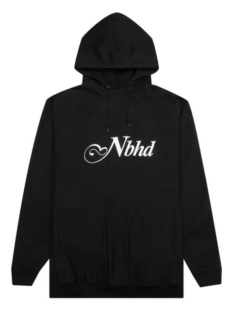 logo-embroidered hoodie