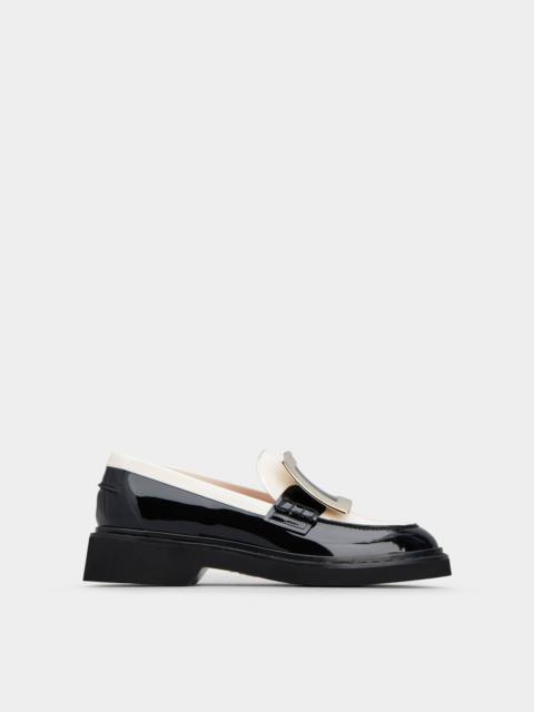 Viv' Rangers Metal Buckle Loafers in Patent Leather
