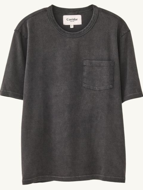 GARMENT DYE TEE - BLACK