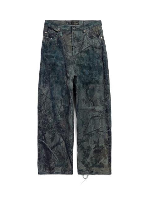 Men's Baggy Pants in Brown