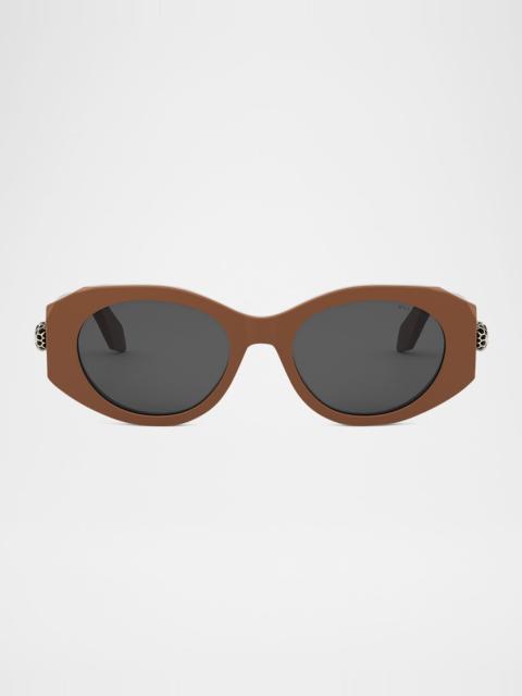 Serpenti Oval Sunglasses