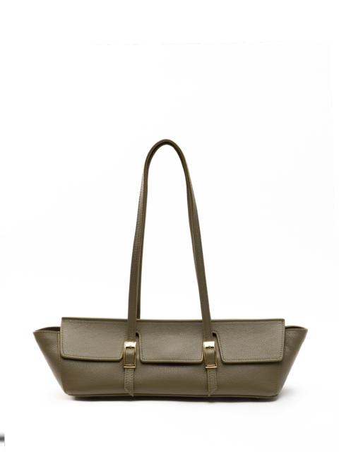 Le Bateau Pebbled Leather Khaki