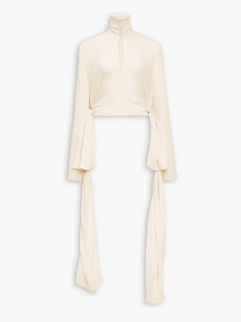 GEORGETTE BLOUSE WITH BOWS