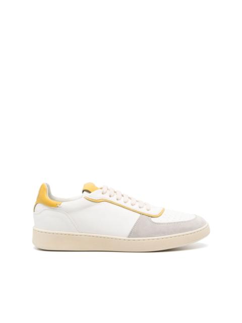 Derby leather sneakers