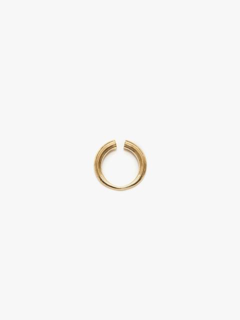Cufflink Ring In Light Gold