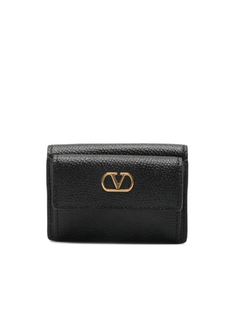 VLogo leather wallet
