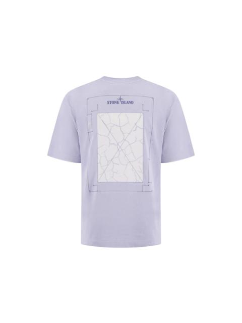 Stone Island Jersey 21002RC T-shirt Lila
