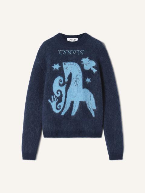 LUNAR YEAR JACQUARD MOHAIR SWEATER
